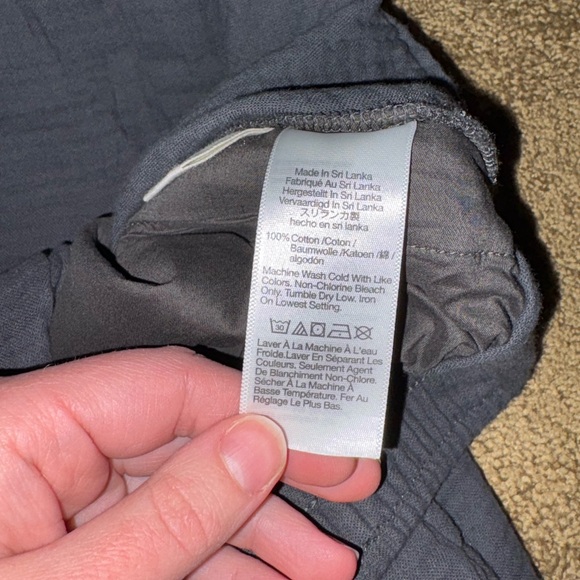 Madewell The Plus Untailored Wide-Leg Crop Pant in Lightspun NWT 2X - Picture 4 of 5